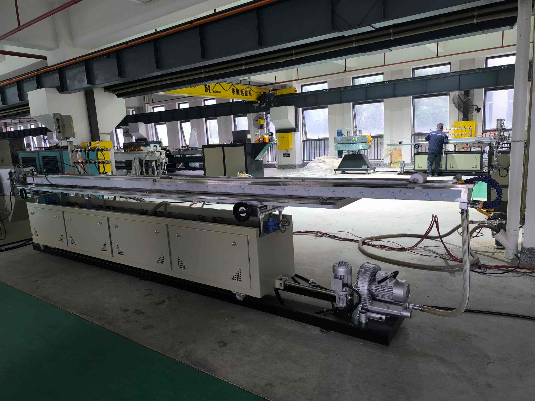 FLEXIBLE PVC FLOOR WARNING TAPE EXTRUSION MACHINE