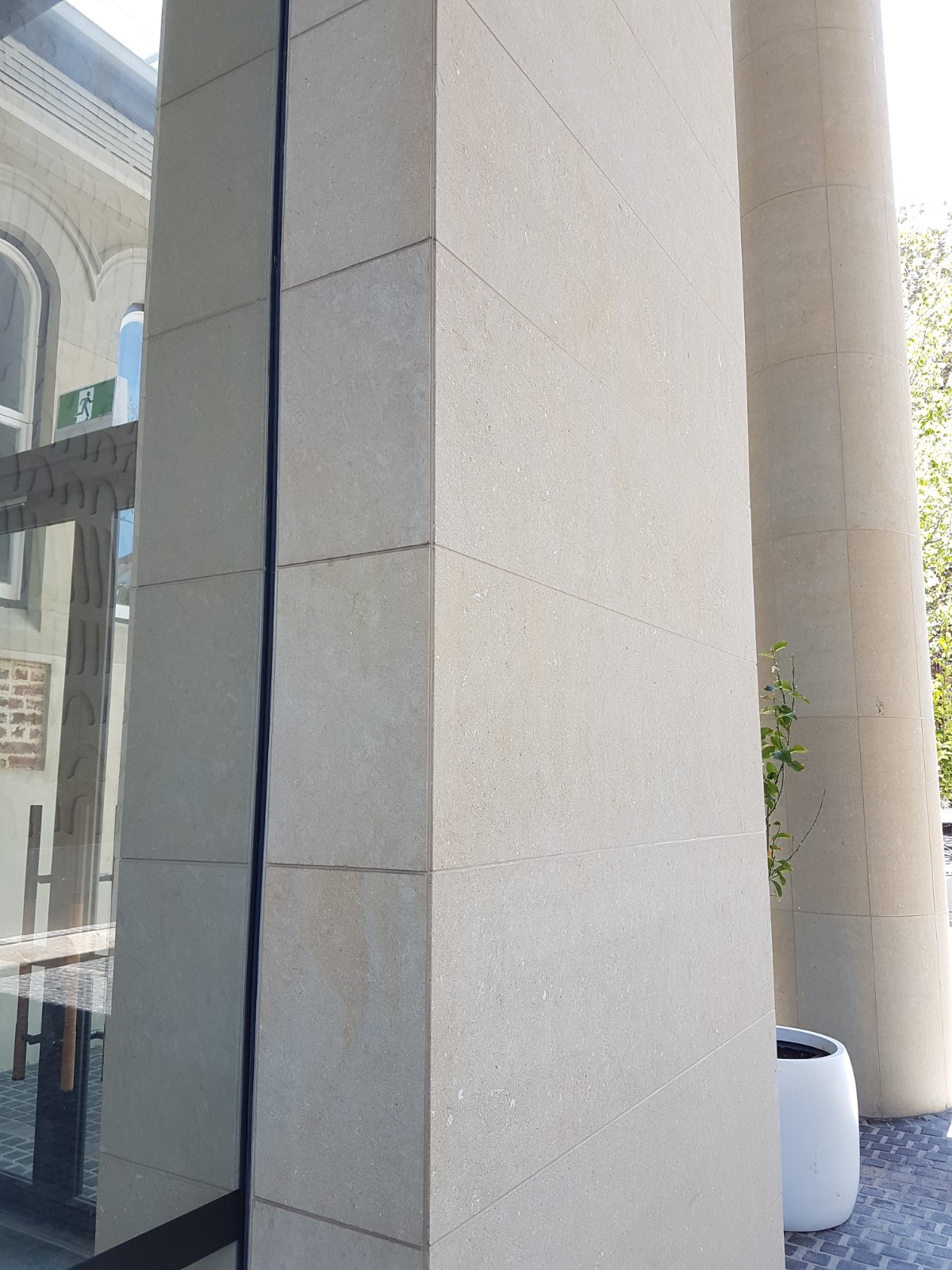 Exterior wall cladding