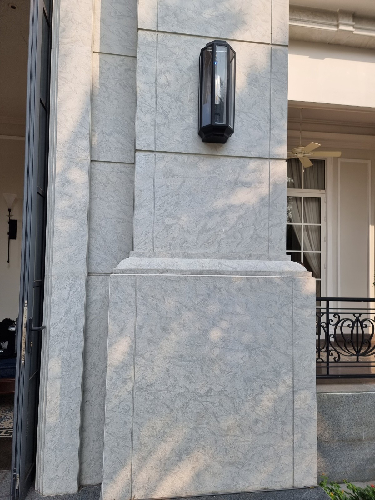 Exterior wall cladding
