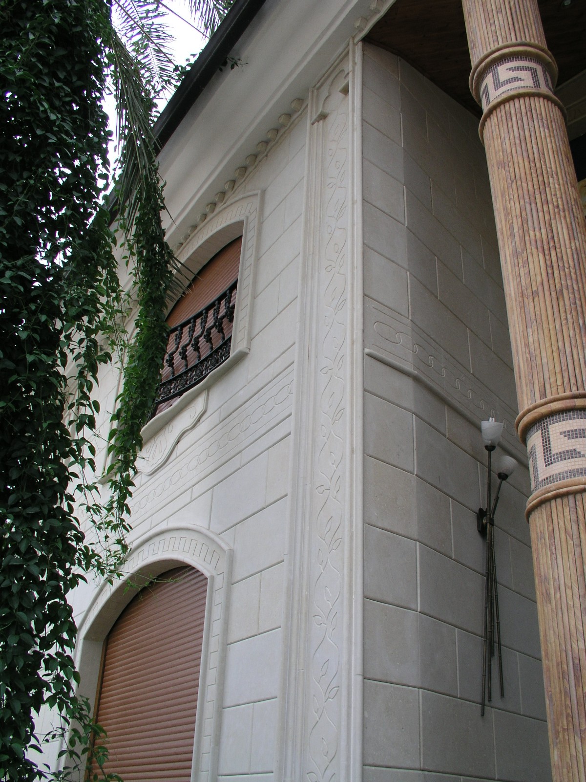 Exterior wall cladding