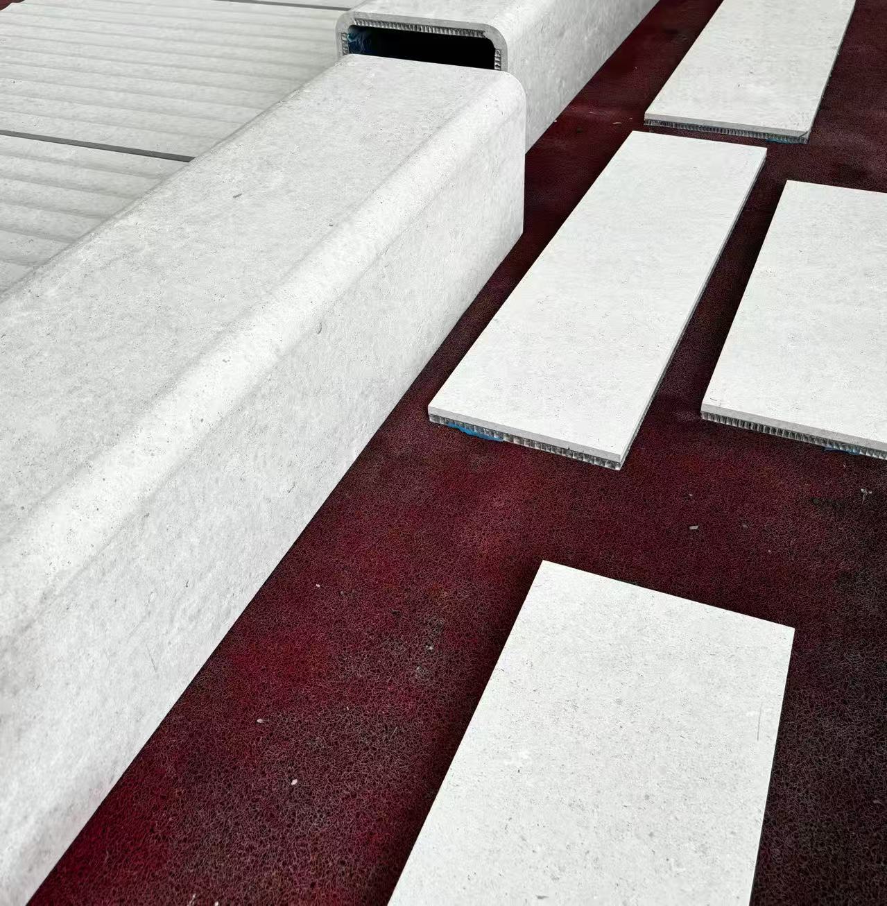 Limestone Composite Aluminum honeycomb system cut-to-size/slabs/tiles
