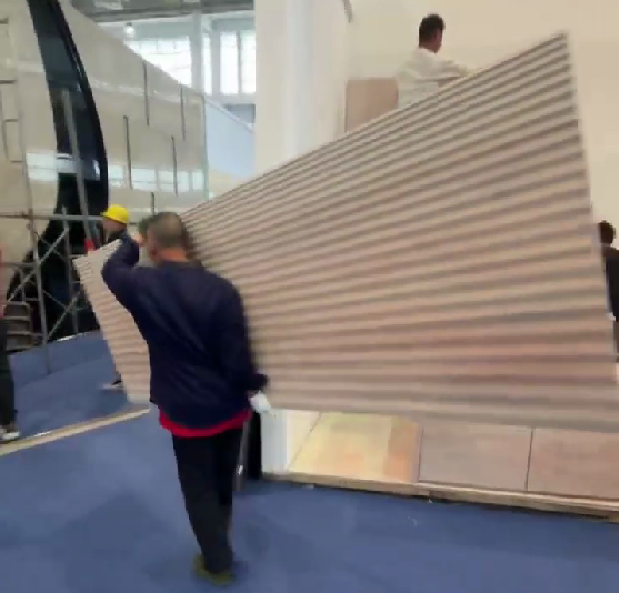 Ribbed Stone Cladding