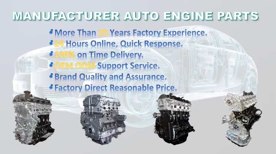 4D20D Long Block Bare Engine