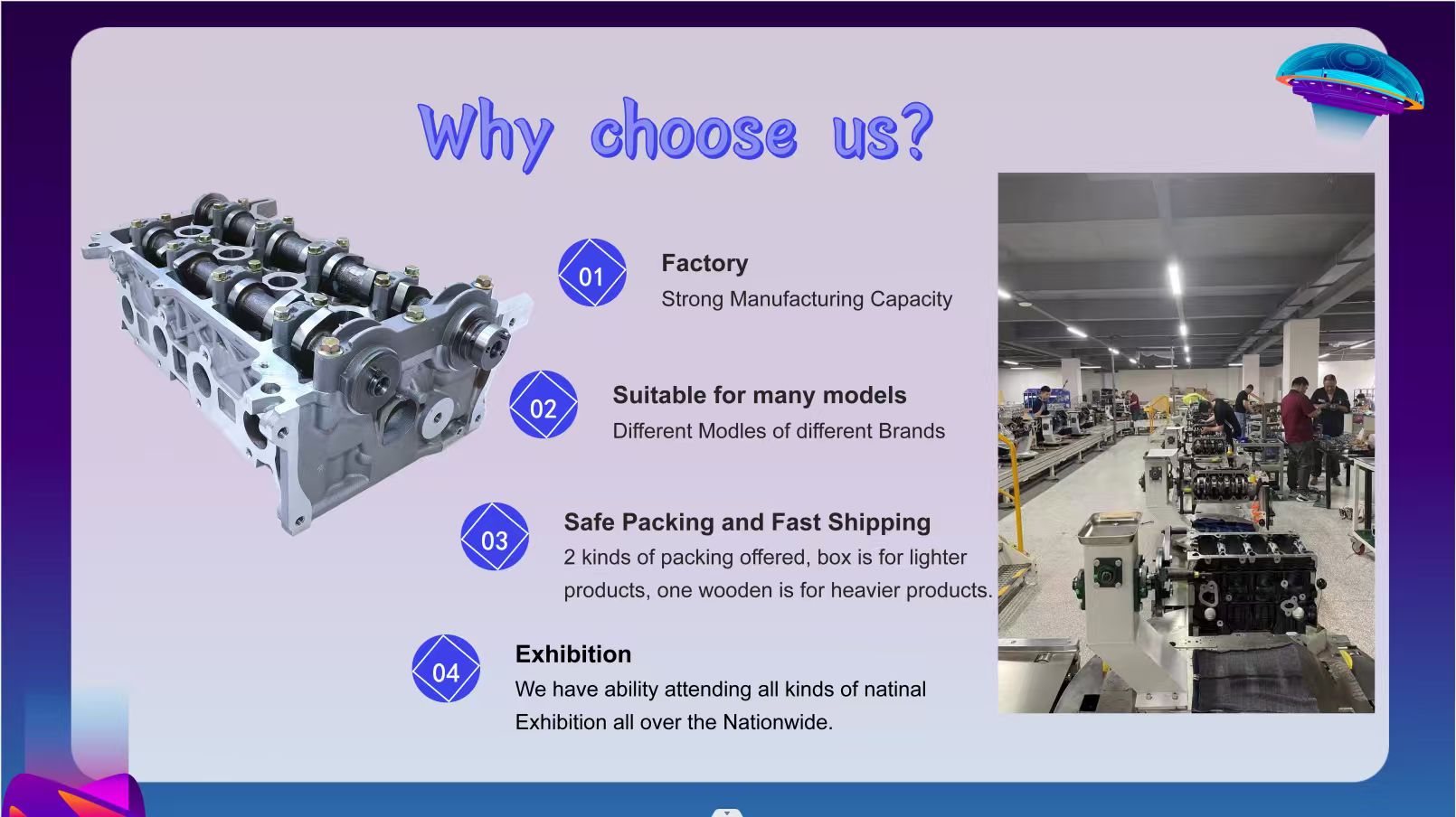 Cylinder Head For Toyota