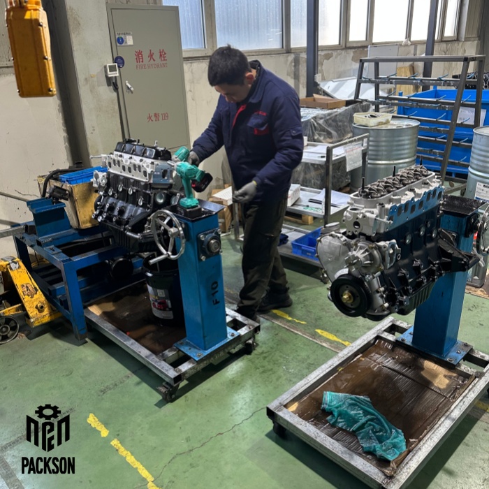 Usine de moteurs PACKSON : Test de rodage à froid – Renforcement de la qualité en usine et de la fiabilité du moteur