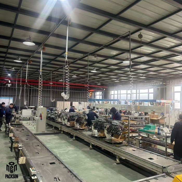 L'usine d'assemblage de moteurs Packon achève le déménagement de sa ligne de production et modernise sa capacité de production flexible multivariantes.