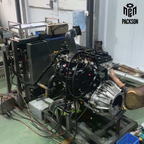 Usine de moteurs Packson : Un test rigoureux de fonctionnement à chaud garantit une qualité sans compromis pour chaque moteur