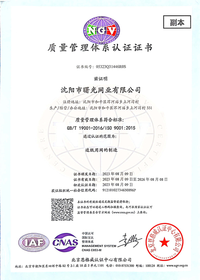 GB/T 19001-2016/ISO 9001:2015