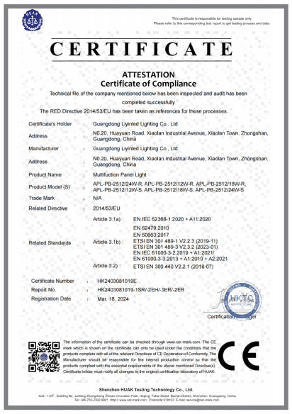 LED Lighting Certification 6