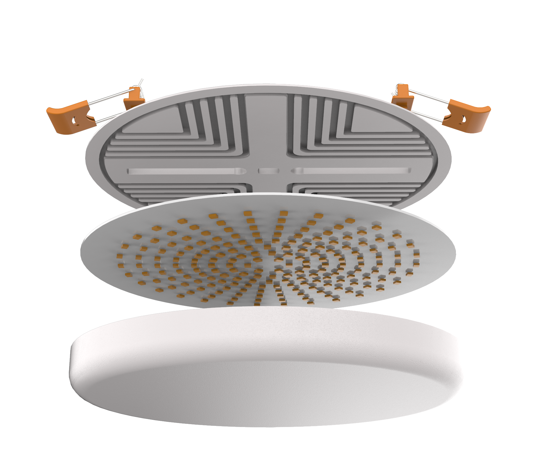 10W 15W 22W 32W Round RGB Frameless LED Panel Light Modern Design Aluminum & PC Body 6500K Color Temperature Office Use APL-PB-2508A