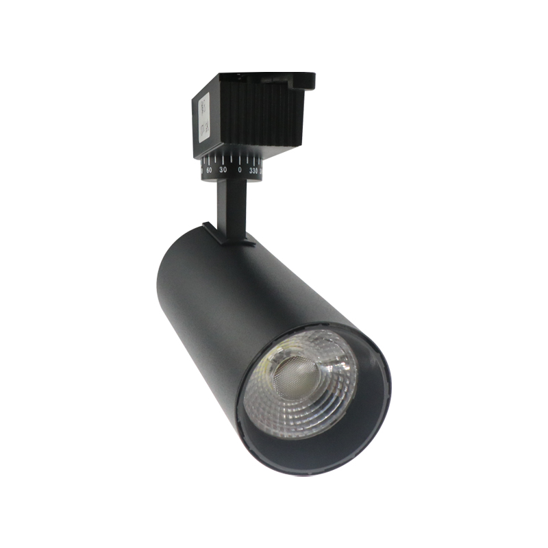 15W 20W 30W Modern Commercial LED Track Light 360 Degree COB Anti-Glare Aluminum Body Cold White Adjustable for Office Residential Use APL-GD-KD