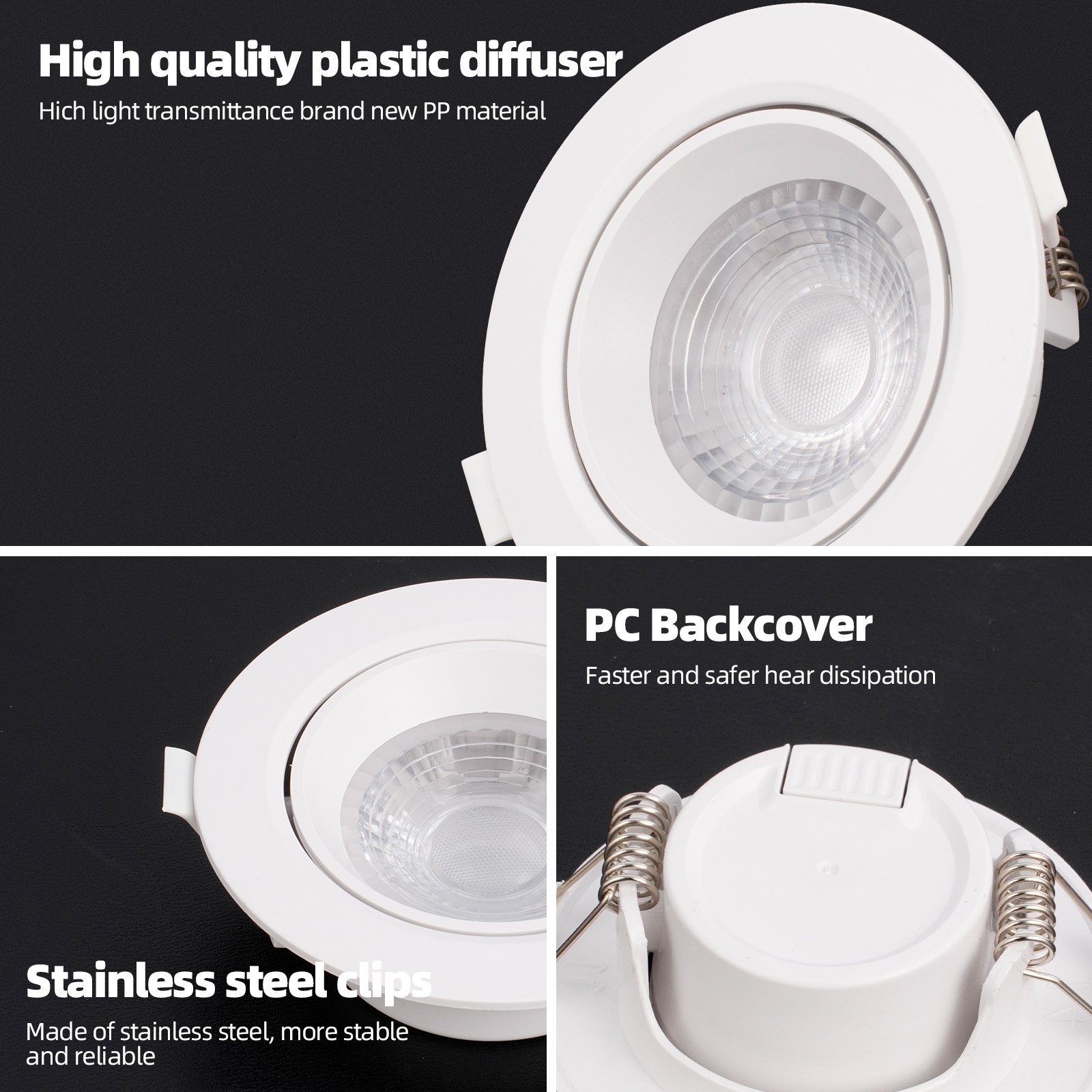 small recessed downlights