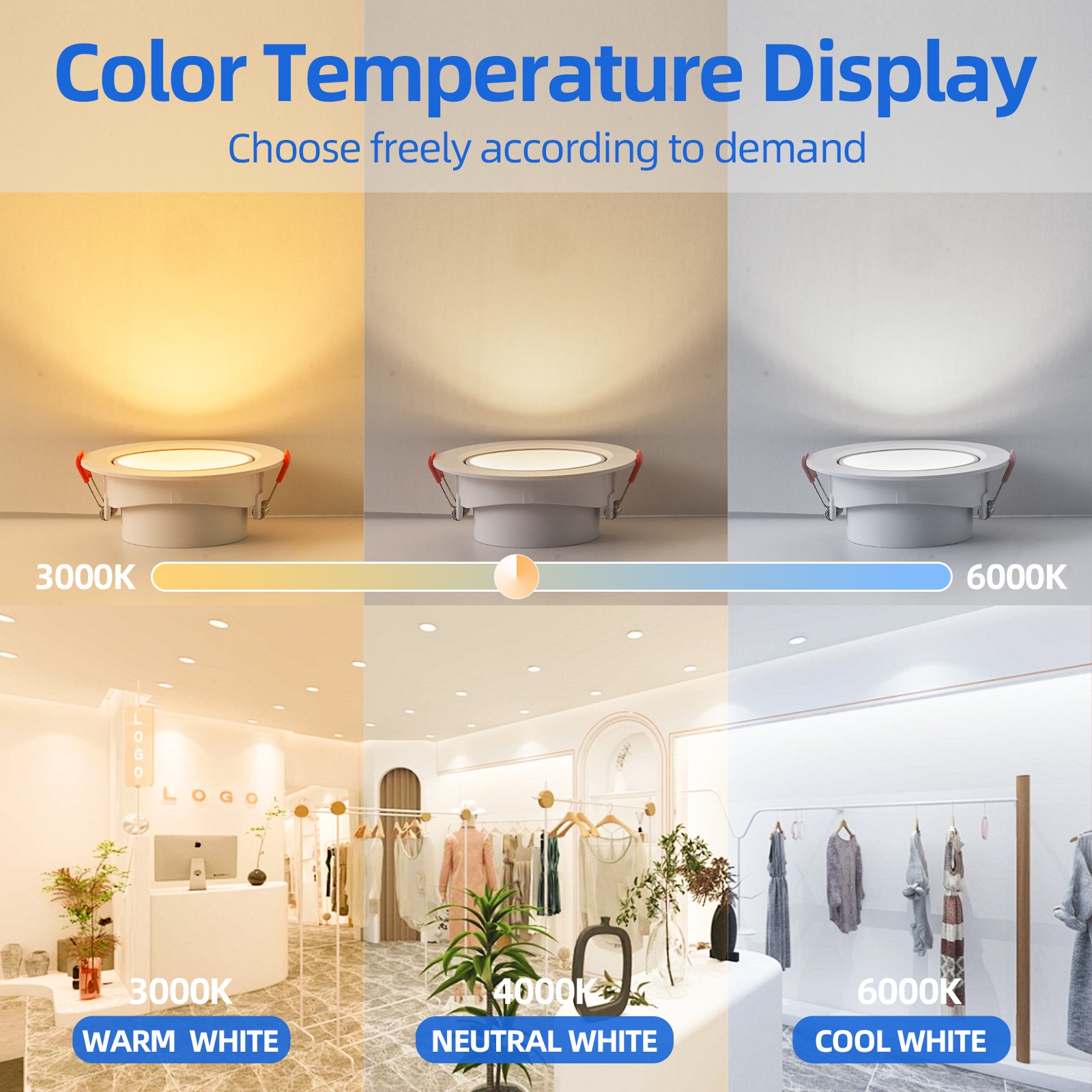 recessed adjustable downlight