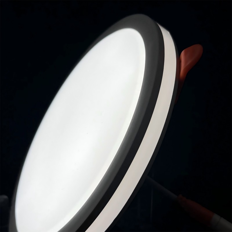 Customizable Recessed LED Panel Light with Side Illumination - Translucent Color Options APL-PB-2513B