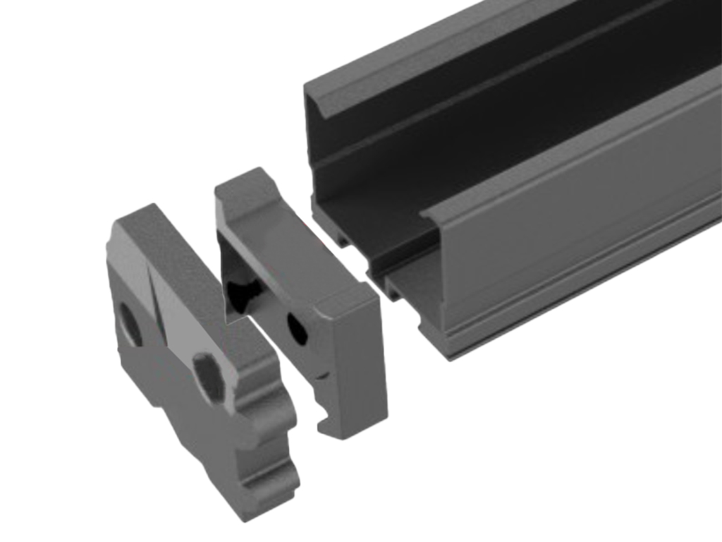 Integrated baffle design project model structure waterproof led wall washer light LY-XQ-1004