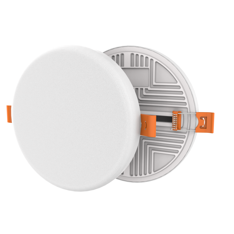 10W 15W 22W 32W Round RGB Frameless LED Panel Light Modern Design Aluminum & PC Body 6500K Color Temperature Office Use APL-PB-2508A