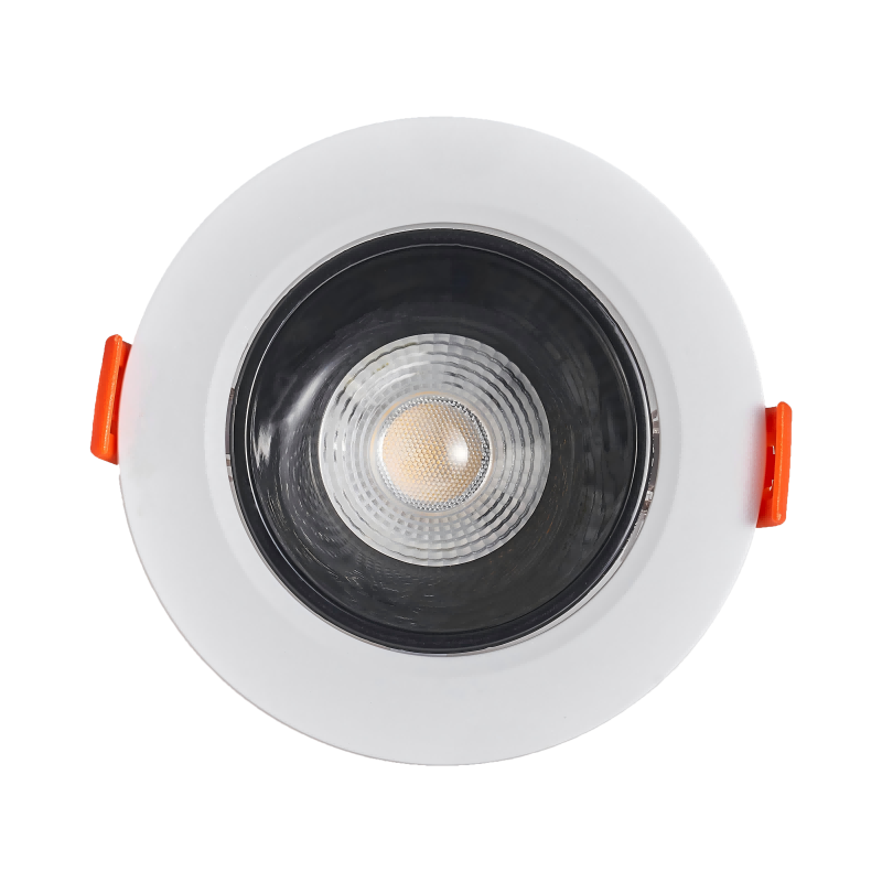 Factory Supply Custom Durable 9W Round LED Ceiling Spotlight Modern Adjustable Downlight for Hotels Aluminum Body with COB Base APL-TD-4418F