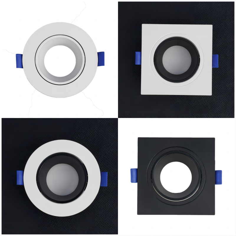 Circular LED Recessed Ceiling Mount Frame Bracket with MR16/GU10 Socket Spotlight Lighting Fixture APL-ZJ-Ceiling Bracket