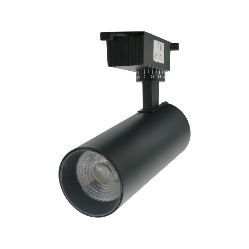 15W 20W 30W Modern Commercial LED Track Light 360 Degree COB Anti-Glare Aluminum Body Cold White Adjustable for Office Residential Use APL-GD-KD