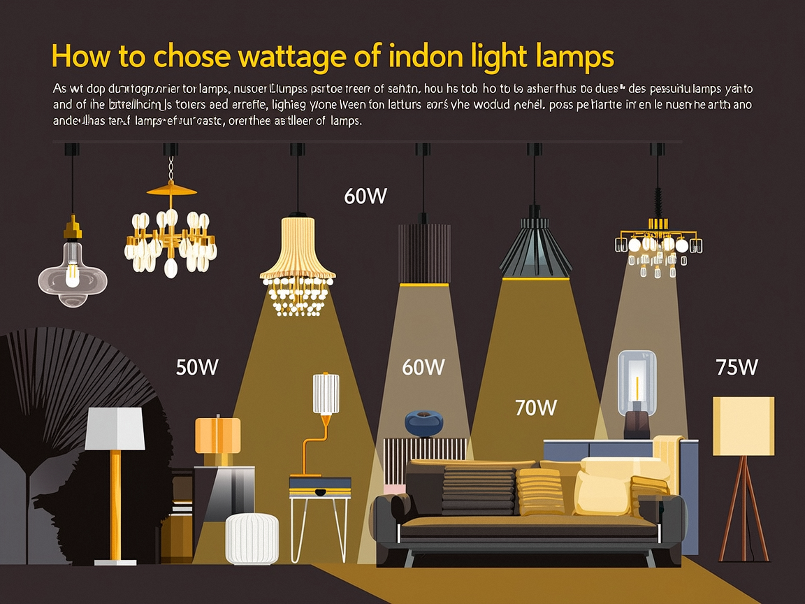 How to Choose the Wattage for Indoor Lighting?