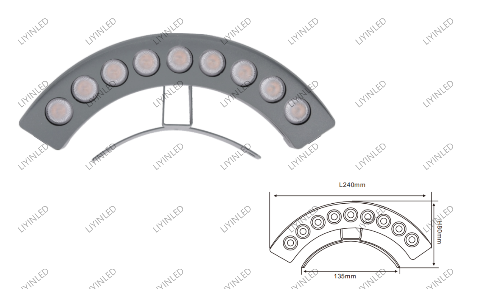 Revolutionizing Heritage Illumination: DC24V The Advanced LED Corrugated Light LY-WLD-7005