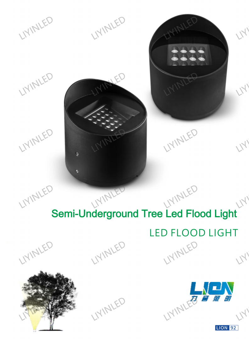 Led Semi-Recessed Ground light/Flood Light: The Ultimate Solution for Tree Lighting Applications ly-tg-3002