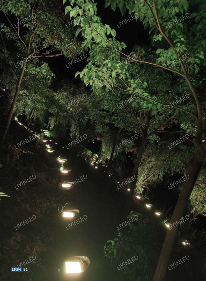 Led Semi-Recessed Ground light/Flood Light: The Ultimate Solution for Tree Lighting Applications ly-tg-3002