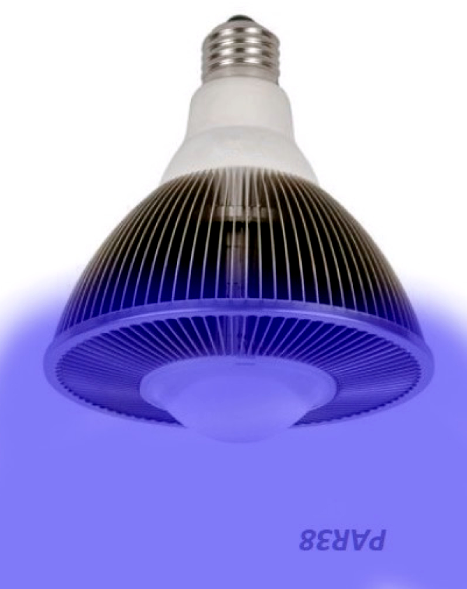 Blue light from lamps and fixtures