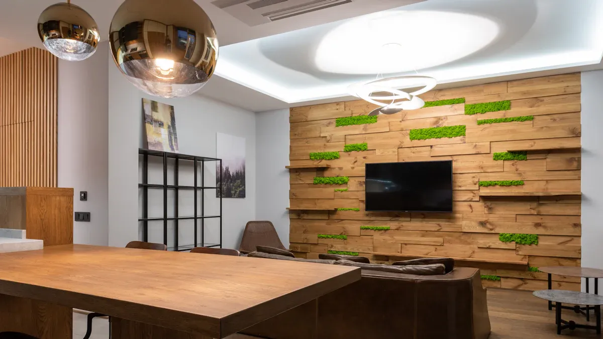 10 creative ideas for panelling with LED lights