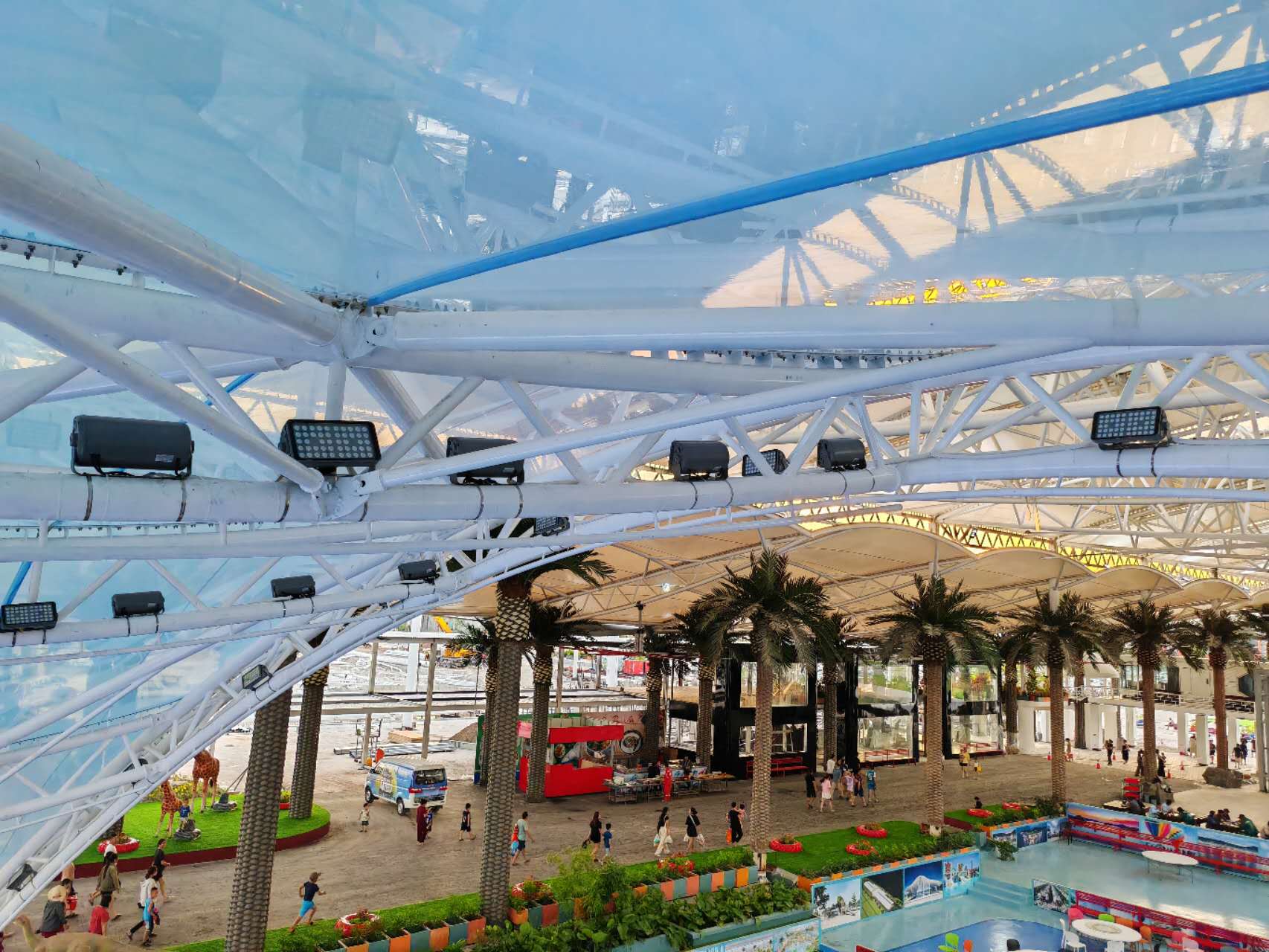 Outdoor Floodlight Lighting Project