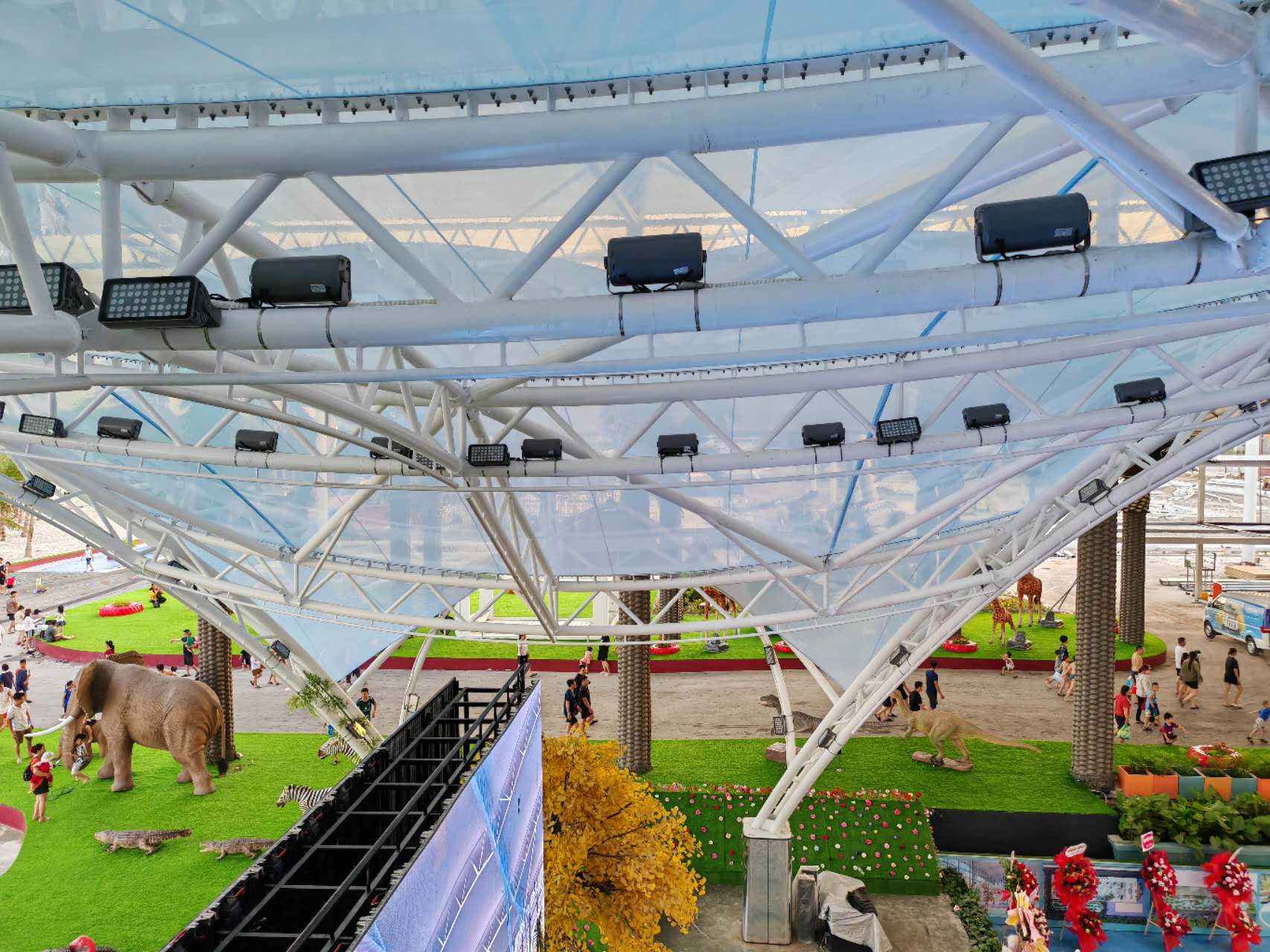 Outdoor Floodlight Lighting Project