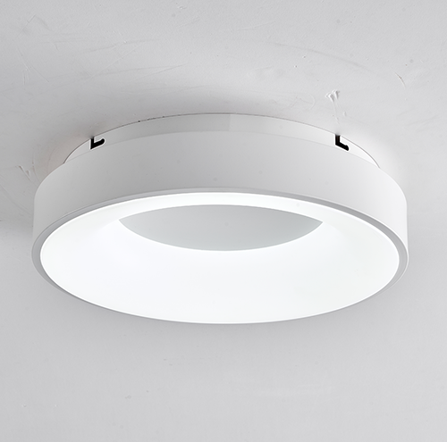 Modern Circular LED Ceiling Light | Triple Color Temperature Dimmable Smart Ceiling Lamp with 2.4G Remote & Tuya App Control