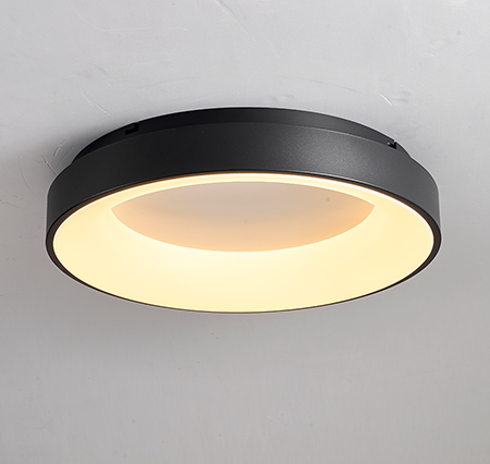 Modern Circular LED Ceiling Light | Triple Color Temperature Dimmable Smart Ceiling Lamp with 2.4G Remote & Tuya App Control