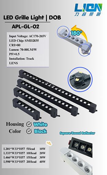 DOB LED Track Linear Flood Light