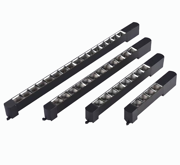 DOB LED Track Linear Flood Light | Die-Cast Aluminum Housing, 100LM/W, Optional Smooth & Prismatic Diffusion Panel