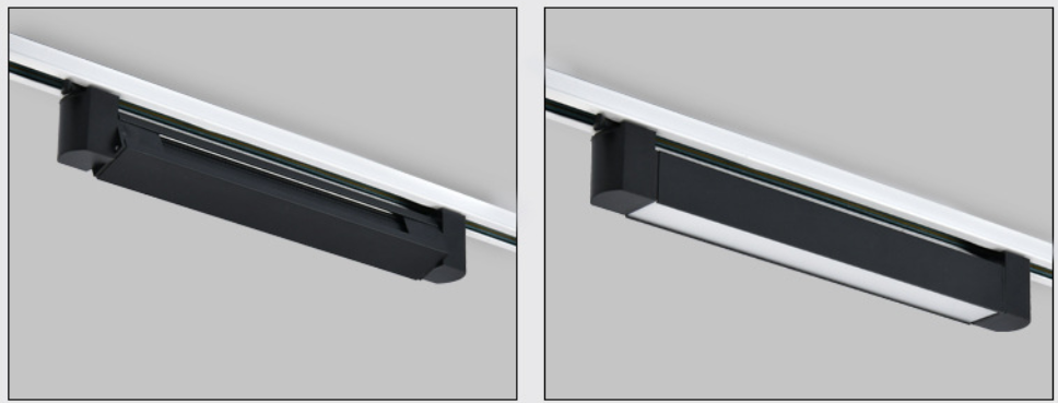 DOB LED Track Linear Flood Light | Die-Cast Aluminum Housing, 100LM/W, Optional Smooth & Prismatic Diffusion Panel
