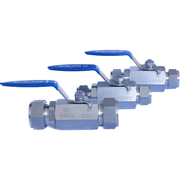 Tube fitting ball valve