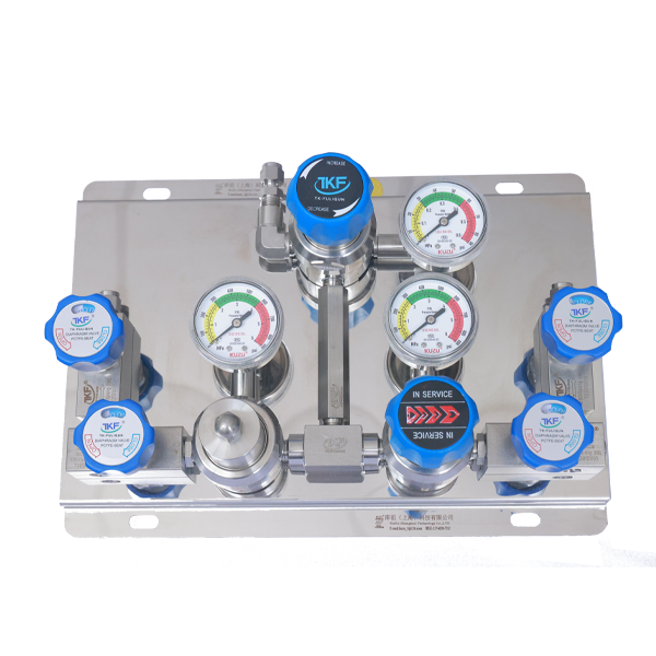 Bilateral automatic switching pressure reducing valve group TKF-1 Bilateral automatic switching pressure reducing valve group TKF-1