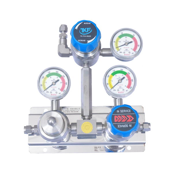 Simple bilateral automatic switching pressure reducing valve group TKF-4 Simple bilateral automatic switching pressure reducing valve group TKF-4