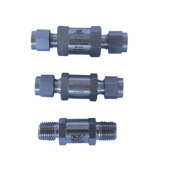 BA-VCR high and low pressure check valve