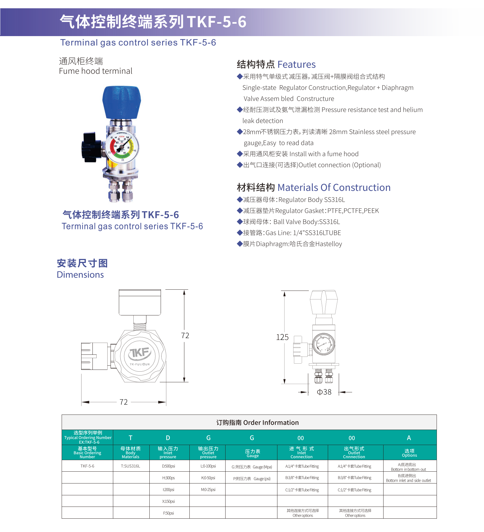 Ventilation cabinet terminal TKF-5-6 Ventilation cabinet terminal TKF-5-6