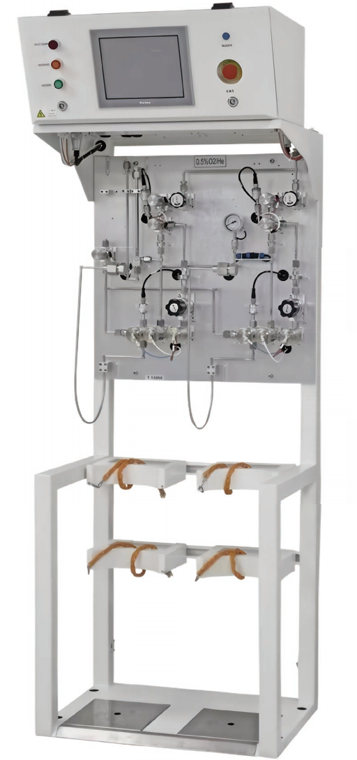 Intelligent gas cylinder rack Intelligent gas cylinder rack