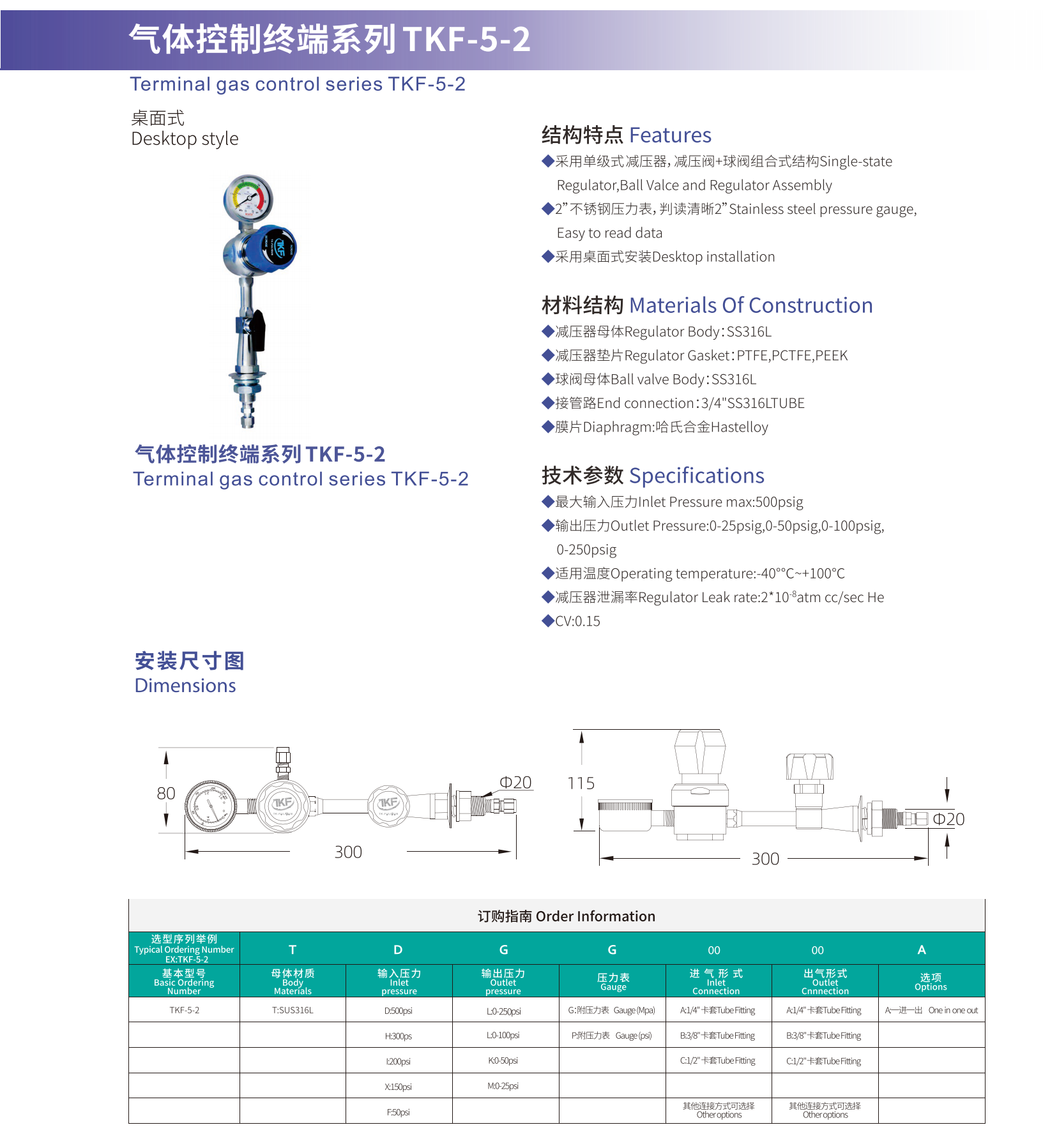 Desktop terminal TKF-5-2 Desktop terminal TKF-5-2