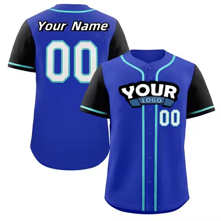 High Quality Short Sleeve Sublimation Sportswear Shirt Men Uniform Plain Cheap Baseball Jerseys