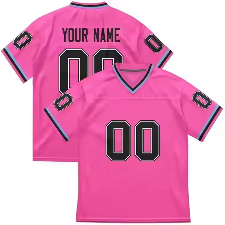 Team logo Custom Sublimation Blank Wear Jersey Polyester Mesh Vintage Kids Men American Football Jerseys 24/25