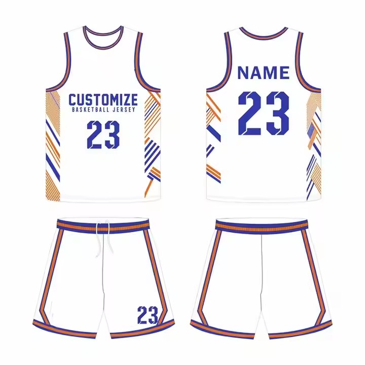 Youth Mans Basketball Print Breathable Jersey Factory Custom Logo Sports Wear Resisting Mens Basketball Uniforms Wear