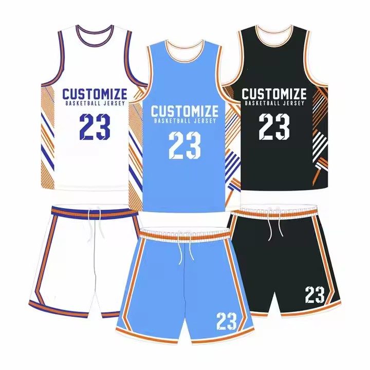 Youth Mans Basketball Print Breathable Jersey Factory Custom Logo Sports Wear Resisting Mens Basketball Uniforms Wear