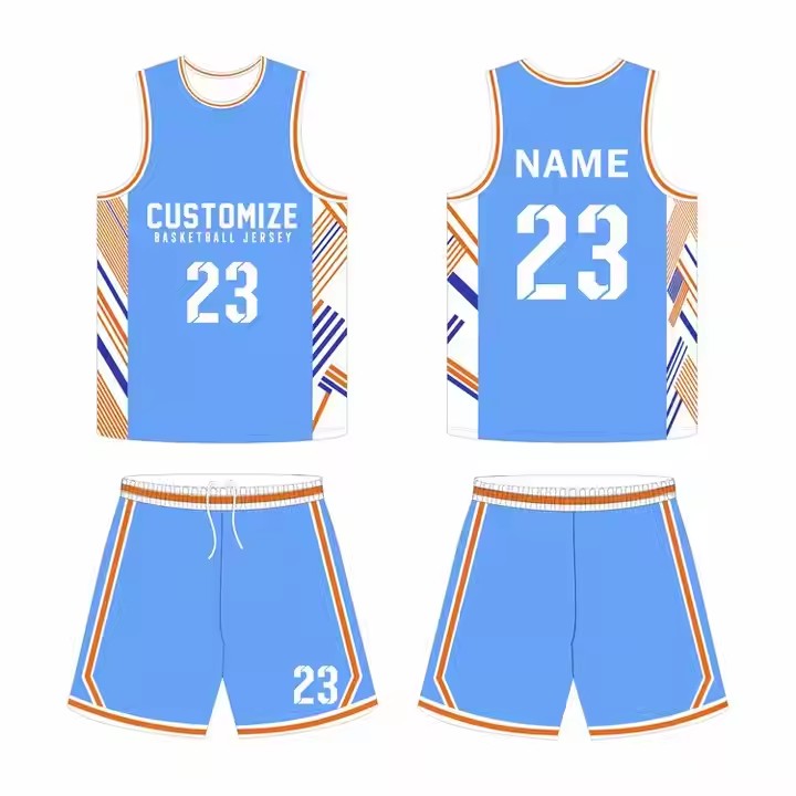 Youth Mans Basketball Print Breathable Jersey Factory Custom Logo Sports Wear Resisting Mens Basketball Uniforms Wear