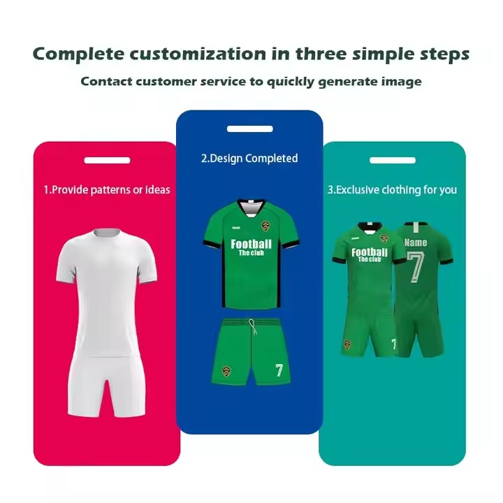 Wholesale Club Team Name Football Wear Uniform Sets Short Sleeves Men T Shirt Shorts Club Soccer Jersey