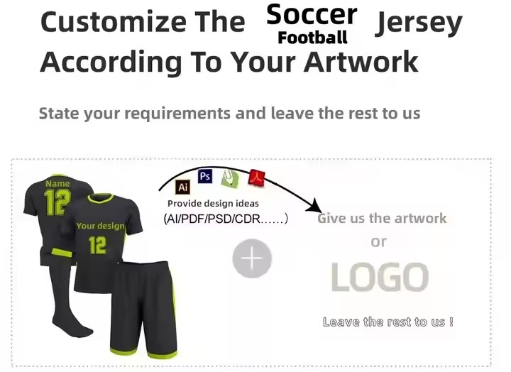 Wholesale Club Team Name Football Wear Uniform Sets Short Sleeves Men T Shirt Shorts Club Soccer Jersey